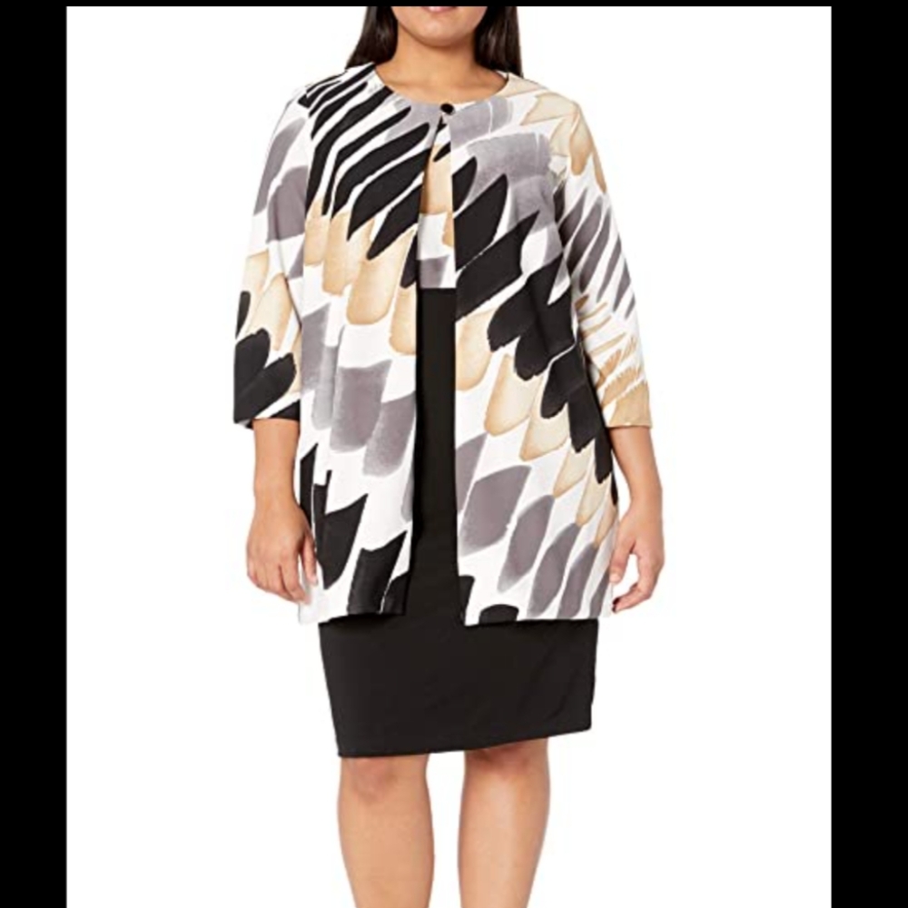 NWT Danny& Nicole Long jacket dress 2 piece